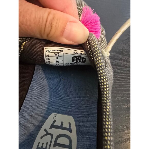 Hey Dude Cody Boho Mix Women's size 5 - Picture 6 of 6